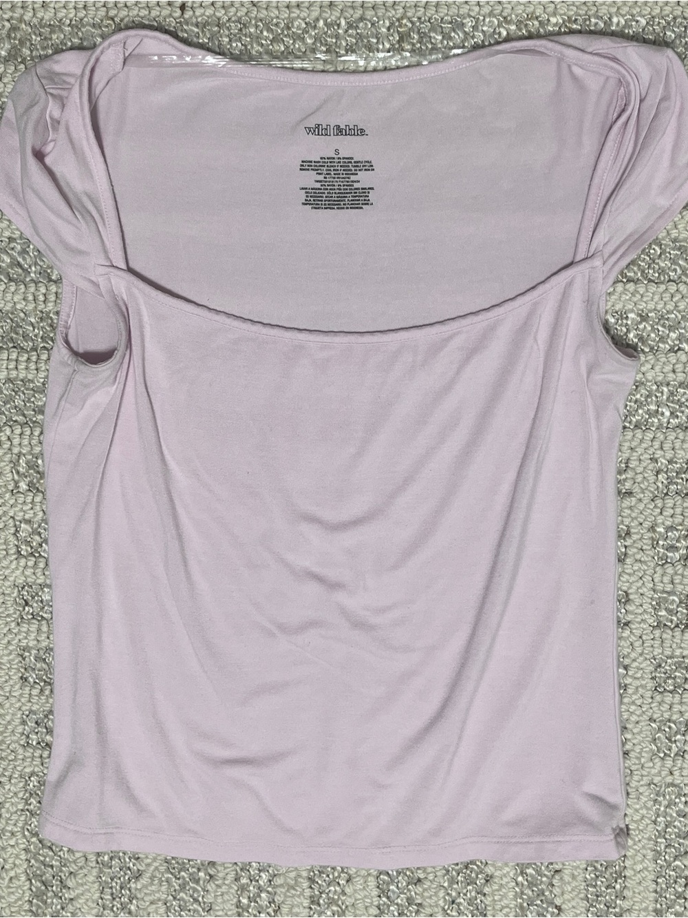 Wild fable light pink top ( S )